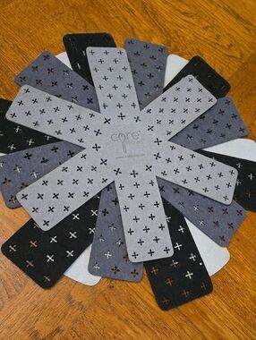 Core Kitchen Grey & Black Silicone Trivet Set